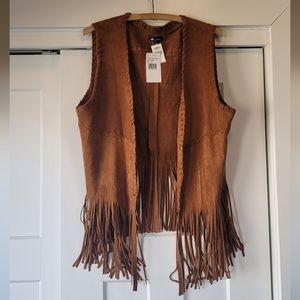 Fringe Western/Hippie Vest NWT